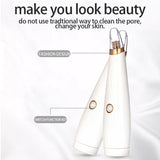 Maxbell Electric Blackhead Remover Acne Comedo Vacuum Extractor w/ 3x Suction Head