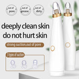 Maxbell Electric Blackhead Remover Acne Comedo Vacuum Extractor w/ 3x Suction Head