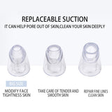 Maxbell Electric Blackhead Remover Acne Comedo Vacuum Extractor w/ 3x Suction Head
