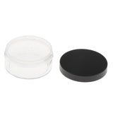 3Lot Empty Loose Powder Case Blush Storage Container Talcum Powder Jar 50g Black