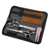 8Pc Professional Salon Hair Cutting Scissors Thinner Barber Shears Razor Kit