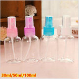 1-50Pcs Transparent Perfume Atomizer Empty Spray Bottle Reuse 100ml 50pc