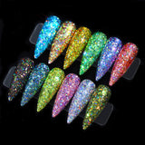 12 Colors Nail Art Glitter Dust Acrylic UV Gel Tips DIY Tools Style-01