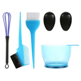 Maxbell Salon Hair Color Dye Bowl Comb Brush Ear Cover Hairdressing Tool 5pcs Blue - Aladdin Shoppers