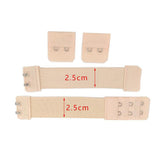 Adjustable Elastic Bra Extender 2 Hook Bra Extension Strap Skin Color 3cm