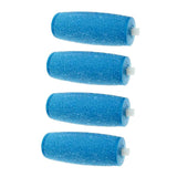 4pcs Replace Roller Heads for Electric Callus Remover Foot Care Blue