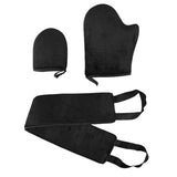 Self Tanning Back Body Mitt Applicator Lotion Cream Mousse Gloves Black