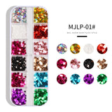 Colorful Nail Art Glitter Paillette Foils Flakes Nail Care Decoration 01