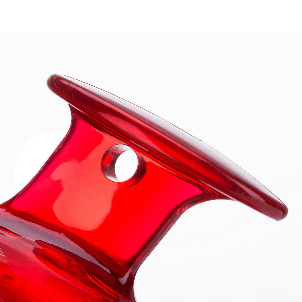 Soft Silicone Hair Brush Gentle Shampoo Scalp Massage Red