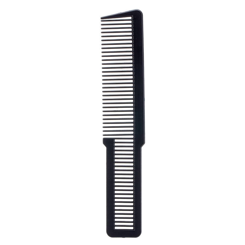 Maxbell Barber Comb Flat Top Clipper Comb - Small 8 Long - Clipper Comb Black" - Aladdin Shoppers