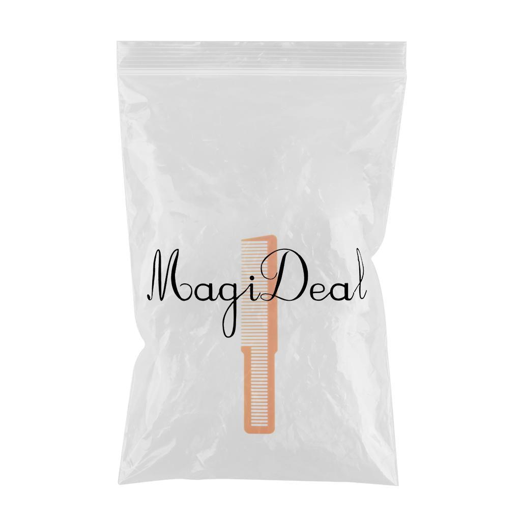 Maxbell Barber Comb Flat Top Clipper Comb - Small 8 Long - Clipper Comb Orange" - Aladdin Shoppers