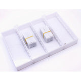 44 Grids Nail Art Display Box False Nail Tips Beads Storage Organizer White