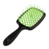 Maxbell Hair Scalp Massage Comb Paddle Detangler Brush Salon Hairdressing green