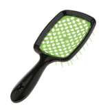 Maxbell Hair Scalp Massage Comb Paddle Detangler Brush Salon Hairdressing green