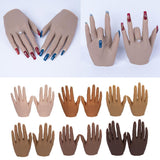 Silicone Nail Practice Hands 1:1 Mannequin Female Model Display Fair skin