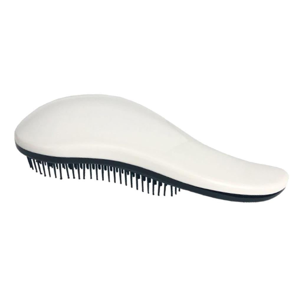 Hair Brush Tangle Free Hair Combs Unique Handle Detangling Comb White