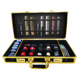 Barber Carry Case Aluminum Frame with Lock Hair Combs Styling Tool Box