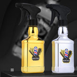 300ml Hair Salon Water Spray Bottle Mist Empty Sprayer Tool Golden