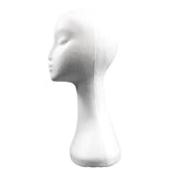 Female Styrofoam Foam Mannequin Head Model Wig Glasses Hat Display