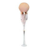 Wine Glass Makeup Brush Powder Soft Nail Dust Remover Brush Tools Pink