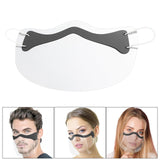 Transparent Mouth Face Cover Masks Visible for Restaurant Hotel Beauty Salon