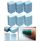 600x Professional Blue Nail Polish Remover Pads Paper dark blue