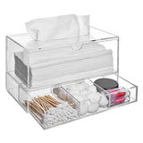 Acrylic Makeup Organizer Shelf Jewelry Holder Drawer Storage Box Clear