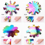 Colorful Acrylic Gel Cutter Easy French Nail Art Manicure Edge Style 4