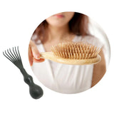 Maxbell 2 Pieces Mini Nylon Bristles Hair Brush Cleaning Tool Remover Rake Comb Set