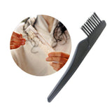 Maxbell 2 Pieces Mini Nylon Bristles Hair Brush Cleaning Tool Remover Rake Comb Set