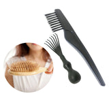 Maxbell 2 Pieces Mini Nylon Bristles Hair Brush Cleaning Tool Remover Rake Comb Set