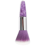 Maxbell Soft Foundation Nail Brush Gel Powder Dust Remover Nail Art Tools Purple