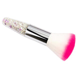 Maxbell Soft Foundation Nail Brush Gel Powder Dust Remover Nail Art Tools White
