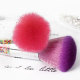 Maxbell Soft Foundation Nail Brush Gel Powder Dust Remover Nail Art Tools White