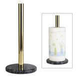Maxbell Anti-slip Modern Metal Toilet Paper Stand Creative Countertop Decor Gray