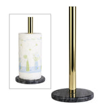 Maxbell Anti-slip Modern Metal Toilet Paper Stand Creative Countertop Decor Gray
