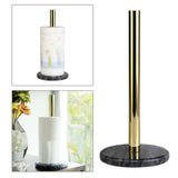Maxbell Anti-slip Modern Metal Toilet Paper Stand Creative Countertop Decor Gray