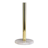 Maxbell Anti-slip Modern Metal Toilet Paper Stand Creative Countertop Decor White