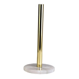 Maxbell Anti-slip Modern Metal Toilet Paper Stand Creative Countertop Decor White