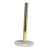 Maxbell Anti-slip Modern Metal Toilet Paper Stand Creative Countertop Decor White
