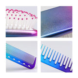 Maxbell 4pcs Rainbow Air Cushion Comb No Knots with 2 Clips for Hair Styling