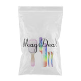 Maxbell 4pcs Rainbow Air Cushion Comb No Knots with 2 Clips for Hair Styling