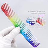 Maxbell 4pcs Rainbow Air Cushion Comb No Knots with 2 Clips for Hair Styling