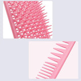 Maxbell 1Set Salon Hair Styling PVC Barbers Brush Combs Set Pink - Aladdin Shoppers