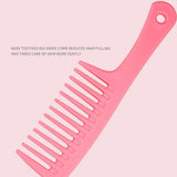 Maxbell 1Set Salon Hair Styling Plastic Barbers Brush Combs Set Purple