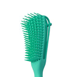 Maxbell 4x Salon Hair Styling Plastic Barbers Brush Combs Set for Long Hair Green