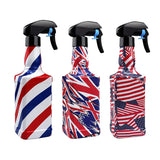 Maxbell Hairdressing Sprayer Salon Barber Water Spray Bottle  Red Blue Cross grain