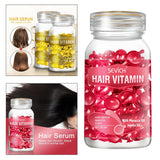 Maxbell Hair Vitamin Serum Capsule with Vitamins B5 Oil Repair Hair For Women red