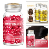 Maxbell Hair Vitamin Serum Capsule with Vitamins B5 Oil Repair Hair For Women red