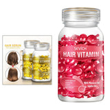 Maxbell Hair Vitamin Serum Capsule with Vitamins B5 Oil Repair Hair For Women red